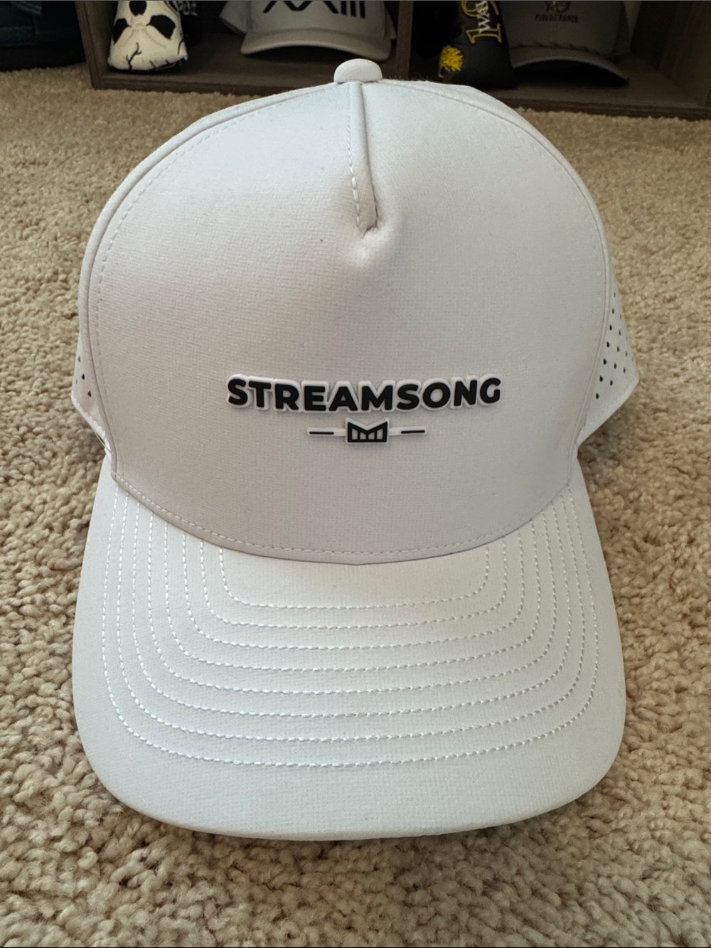 Melin Streamsong White Performance Cap